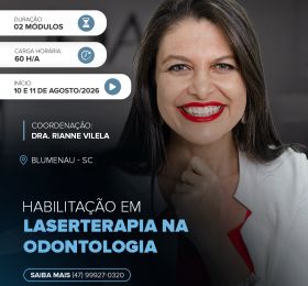 Habilitação em Laserterapia na Odontologia