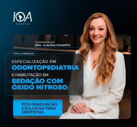 Odontopediatria  + Habilitação em Sedação Consciente  com Óxido Nitroso