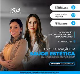Saúde Estética - Harmonização Facial e Corporal para Biomédicos, Enfermeiros e Farmacêuticos