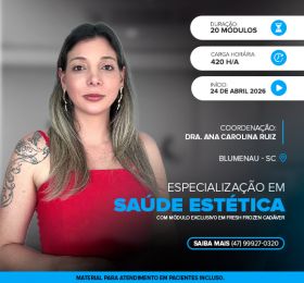 Saúde Estética - Harmonização Facial e Corporal para Biomédicos, Enfermeiros e Farmacêuticos